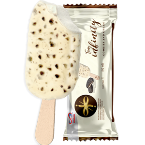 Paleta cookies and cream