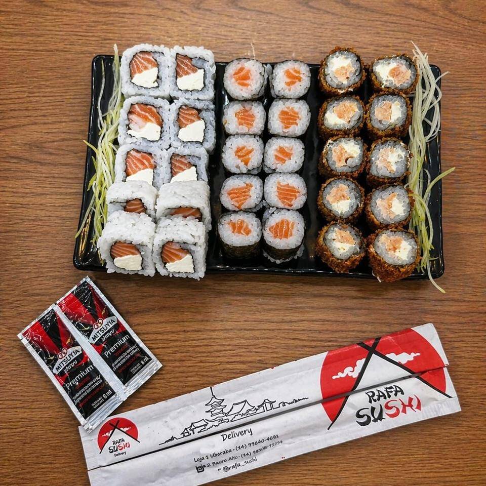 10 uramaki filadelfia , 10 shake maki , 10 hotfiladelfia