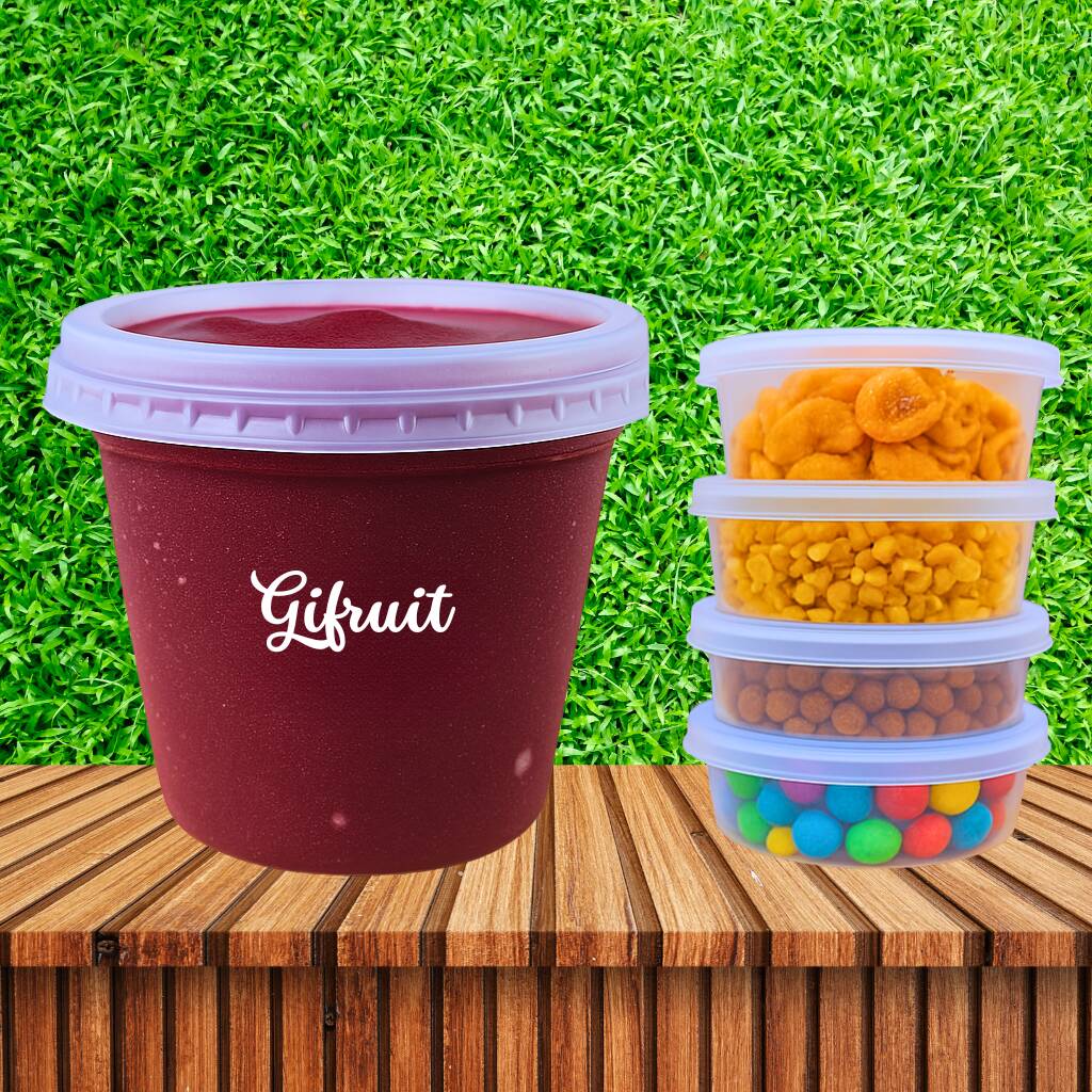 Acompanhamentos separados do pote