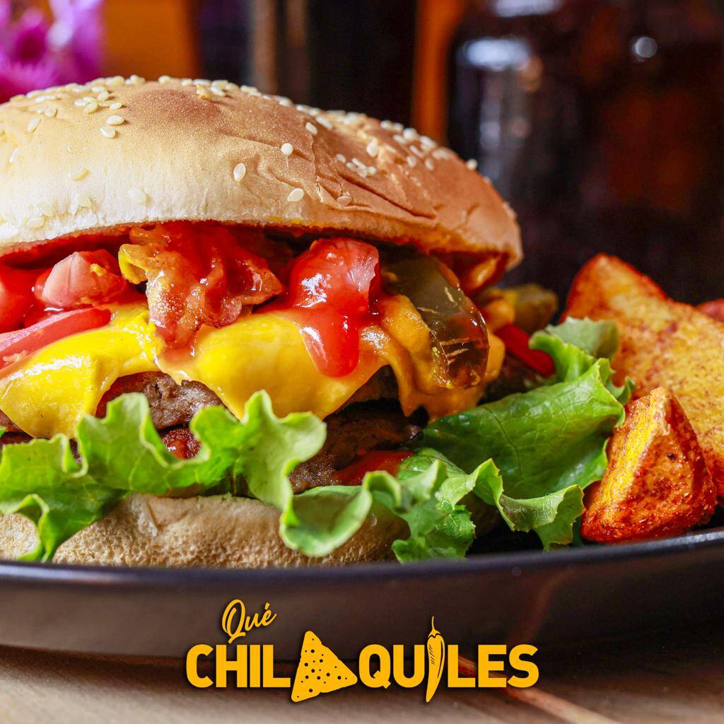 HAMBURGUESAS DE ARRACHERA + PAPAS CHIPS +COCA600ML