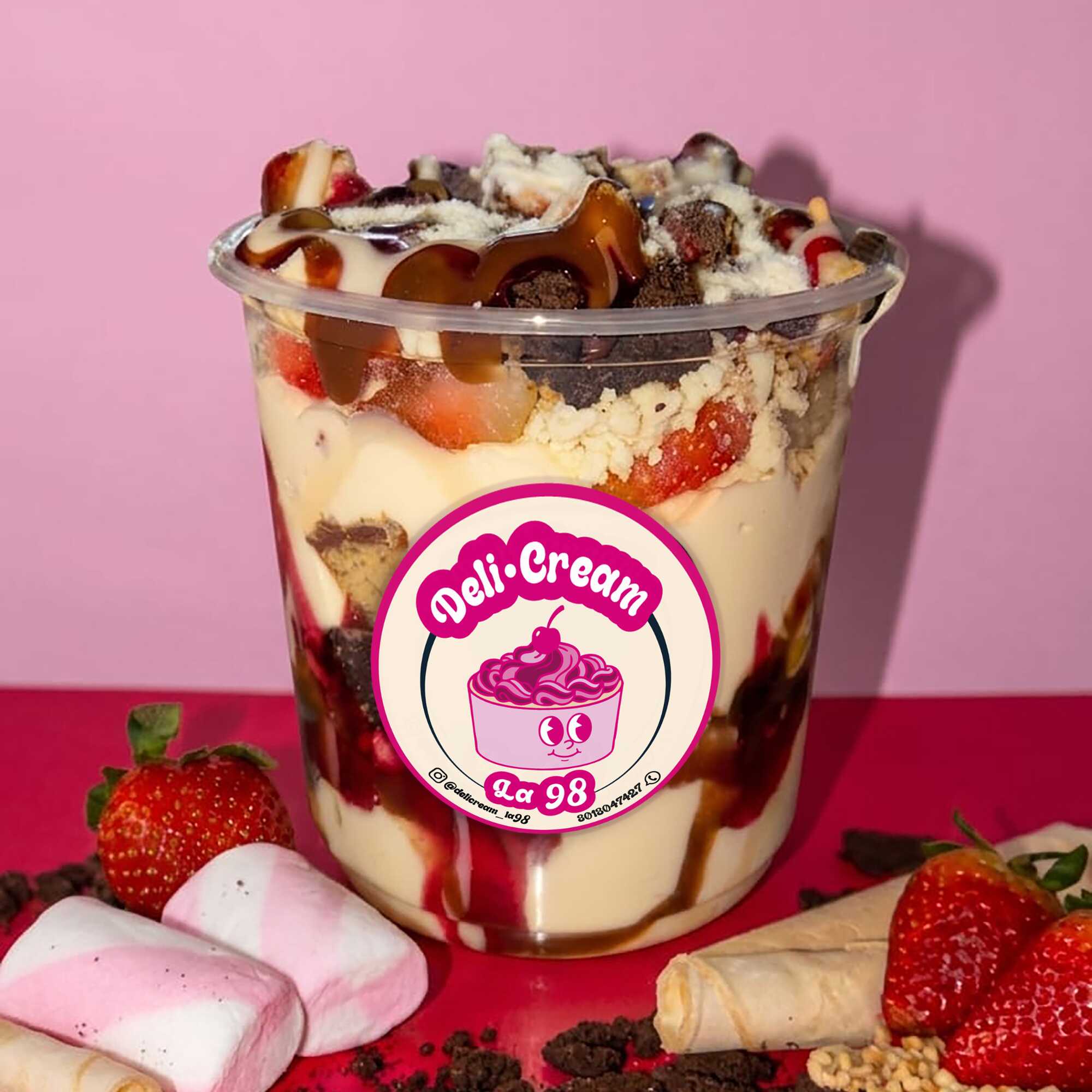 Fresas con Crema 24onz