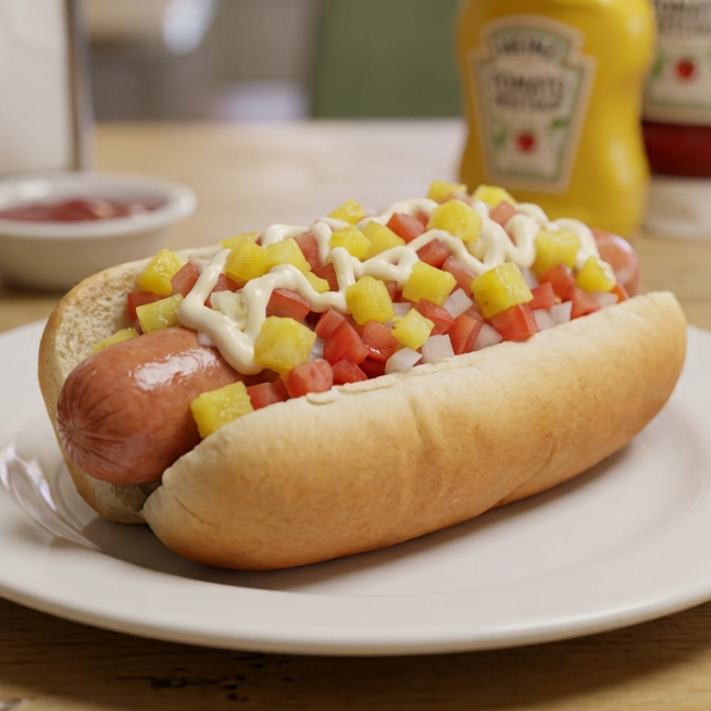 Hot Dog Hawaiano