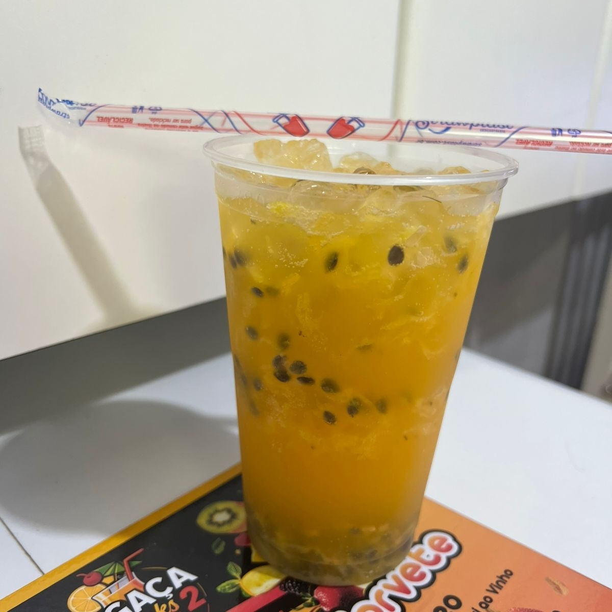 Caipirinha de Maracuja em fruta gelo e vodka Copão de 770ml