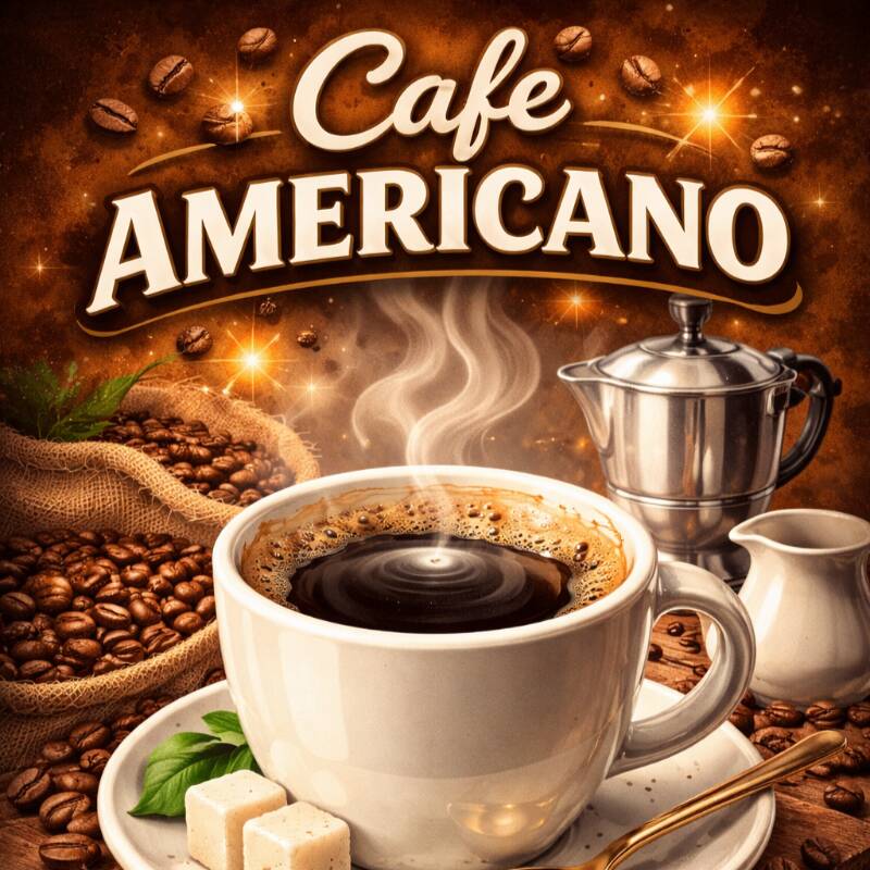 Cafe americano, expresso