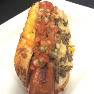 Hotdog con Sirloine