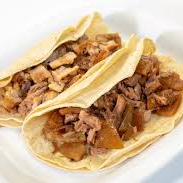 Taco blando de Carnitas