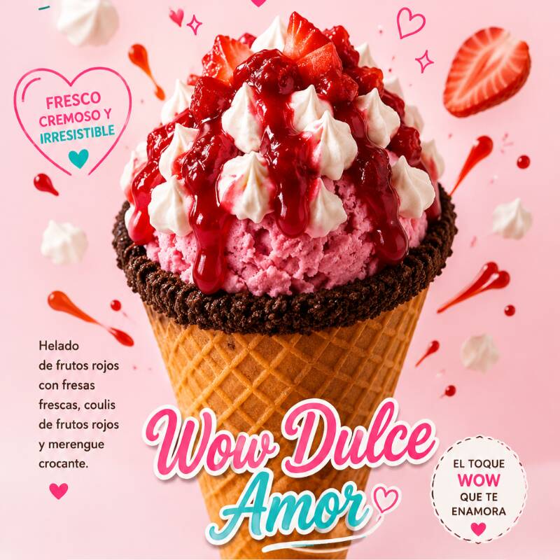 Copa Wow Dulce Amor 12 Onzas