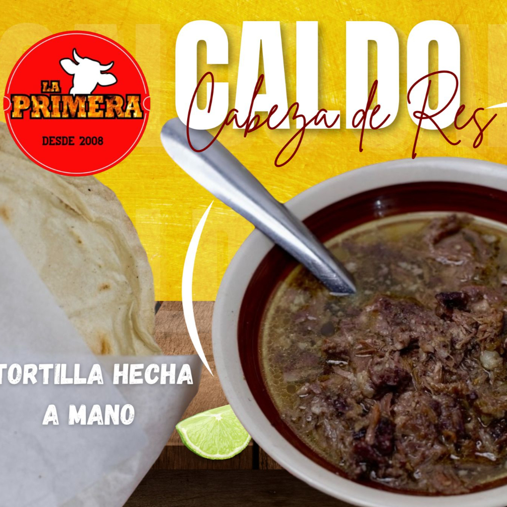 MEDIA ORDEN CALDO DE CABEZA DE RES