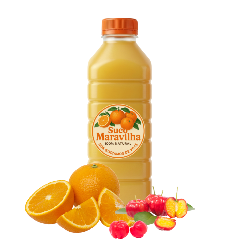 Laranja + Acerola + Gelo