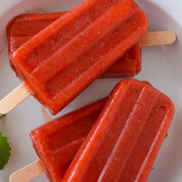 Paletas de hielo fruta natural