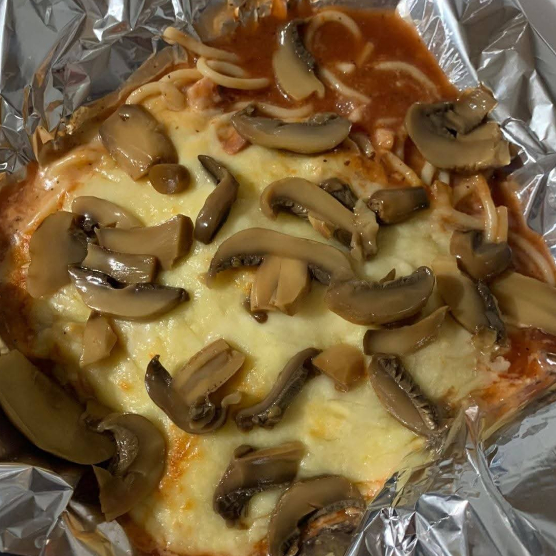 Espagueti con Champiñon