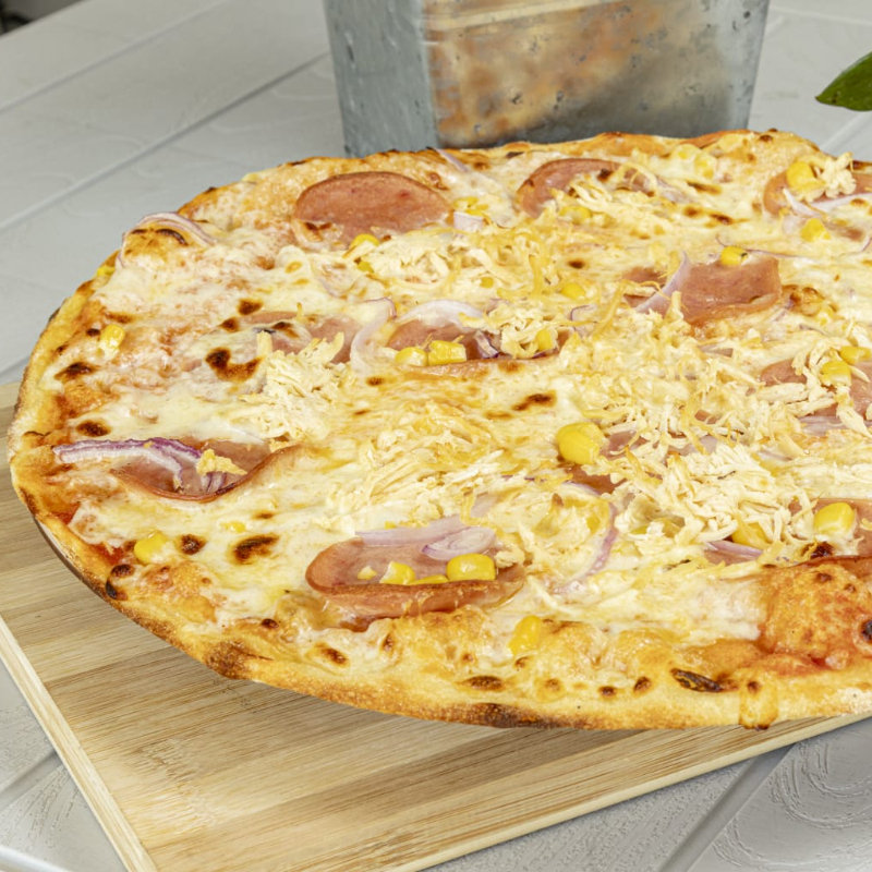 Pizza Especial Vuelo natural 35 cm 8 Porciones