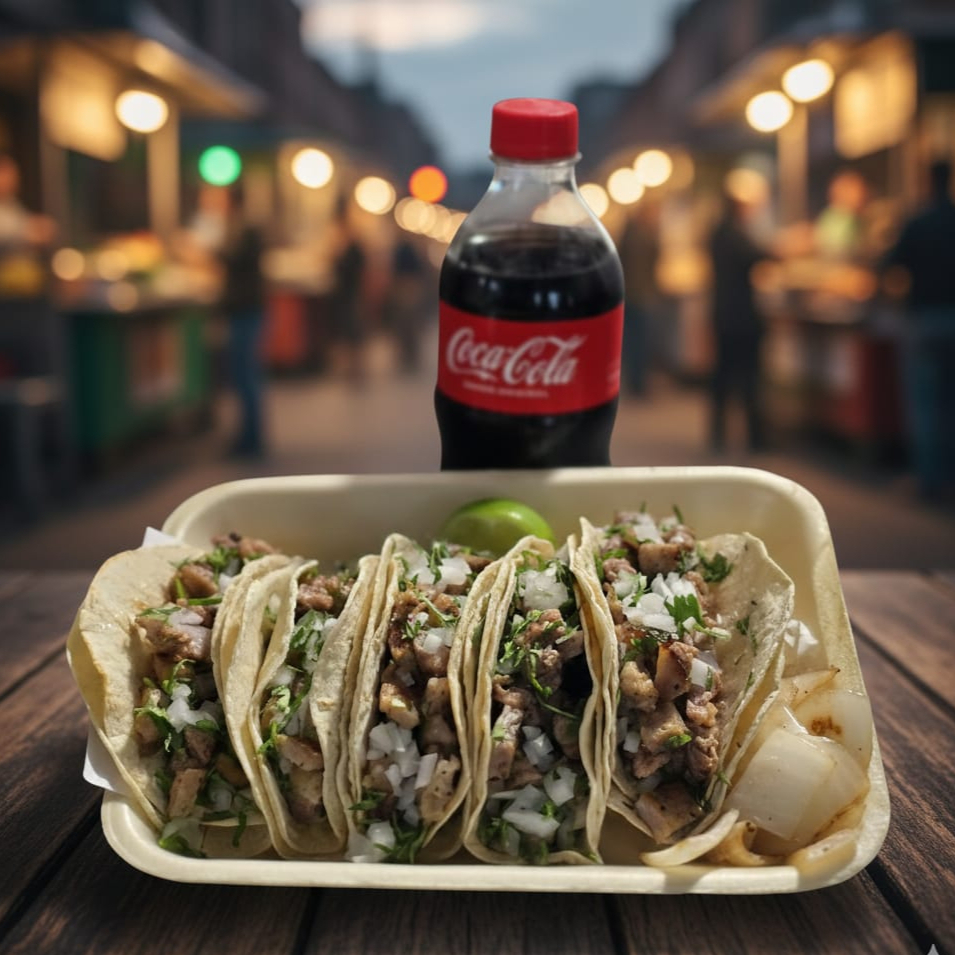 Orden De Bisteck Con Bebida