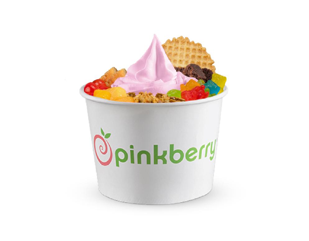 Pinkberry Large con Toppings