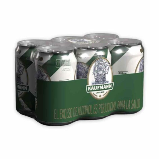 SIX PACK CERVEZA KAUFMAN 330 ML