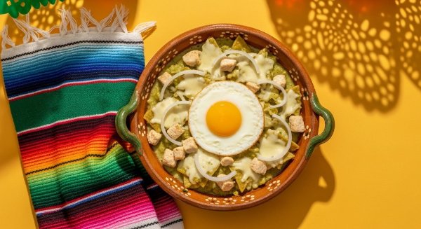 Chilaquiles Verdes de Pollo