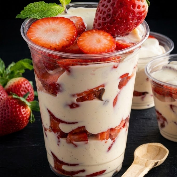 FRESAS CON CREMA