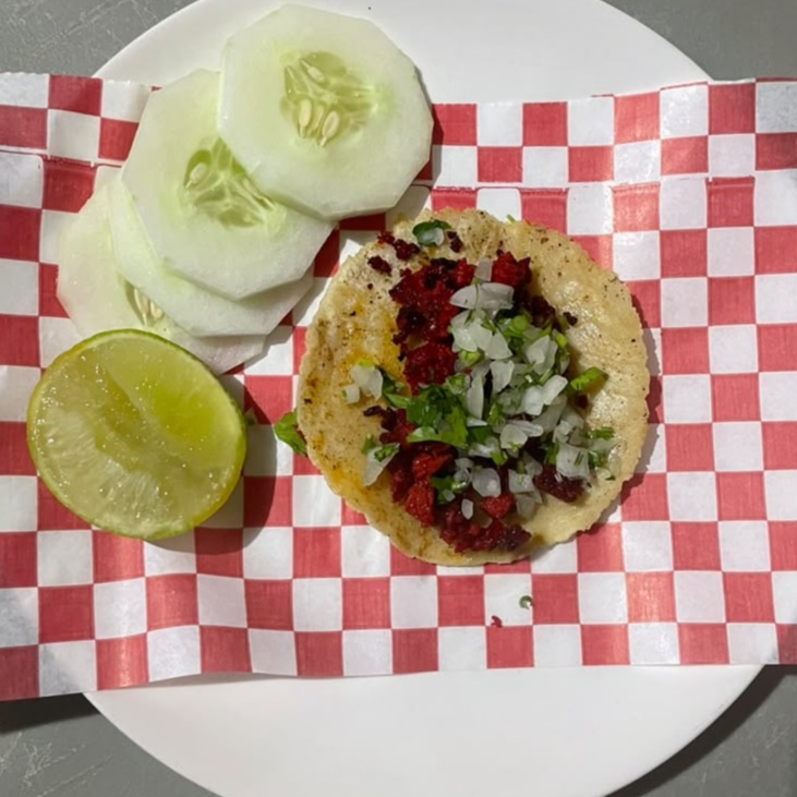 Taco Azteca de longaniza