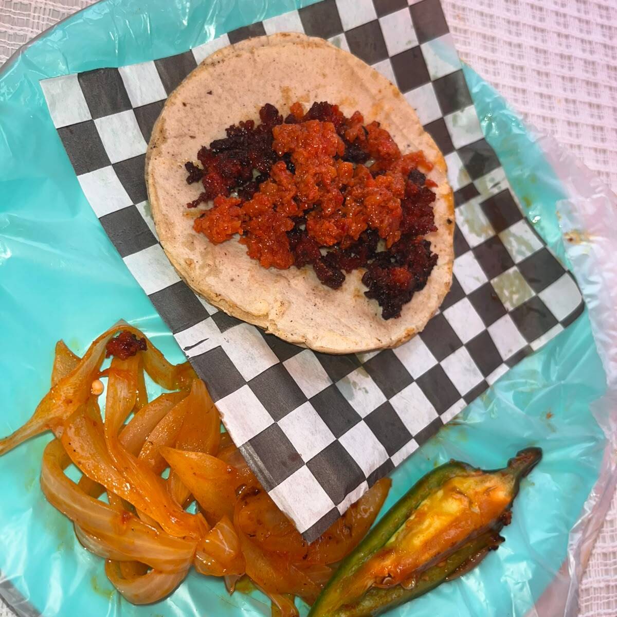 Taco de Chorizo
