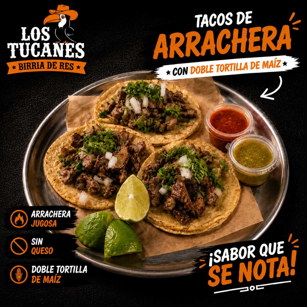1 Taco de Arrachera