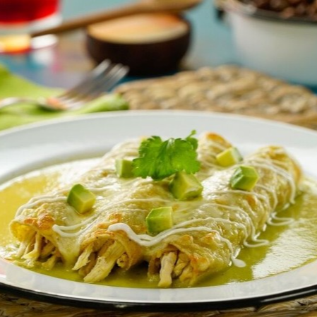 Enchiladas verdes 4 pzas