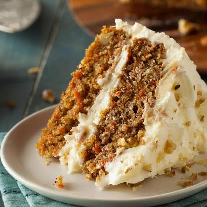 Rebanada Pastel de Zanahoria