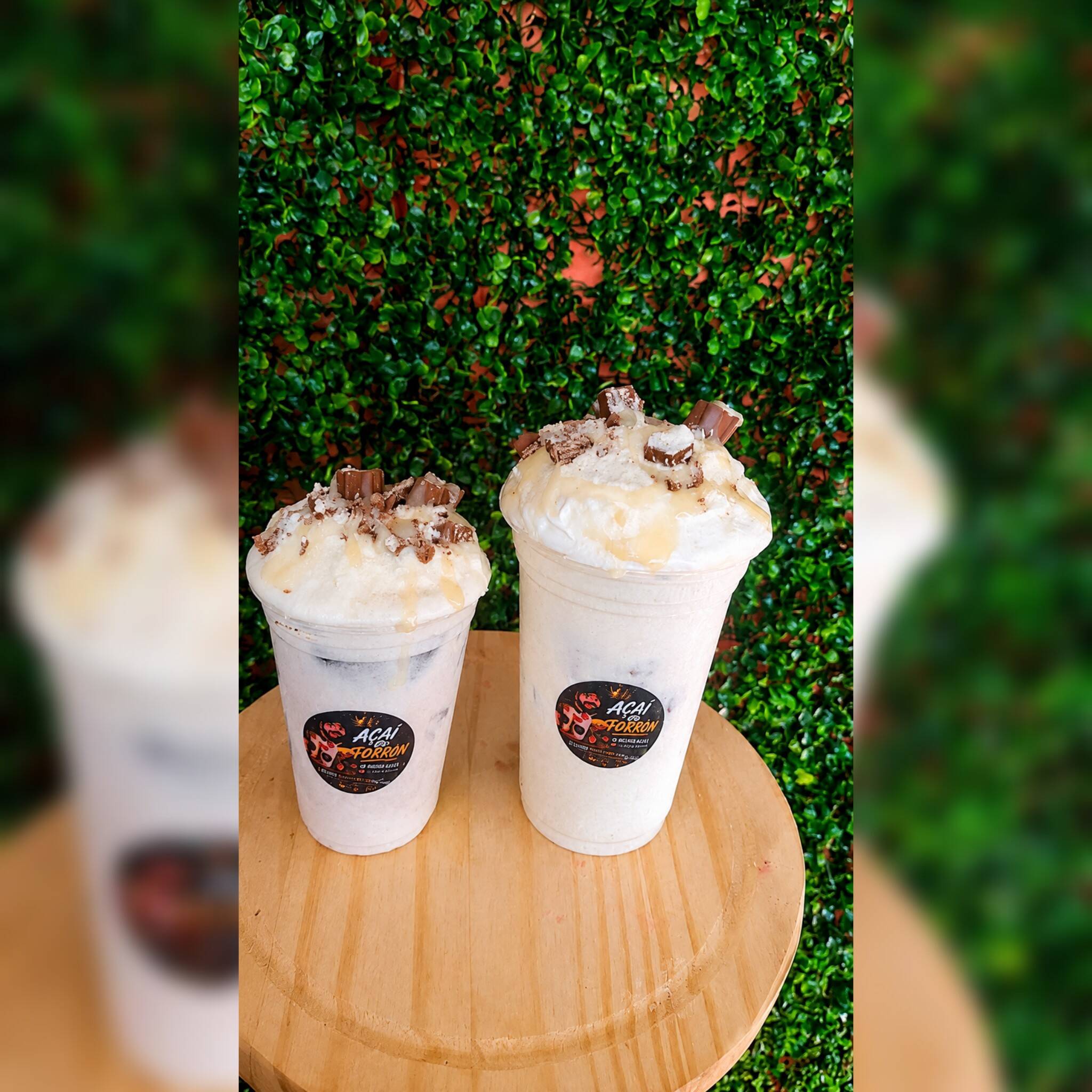 Açai Cremoso, Leite em Pó, Leite Condensado, Creme de Ninho e Kit Kat