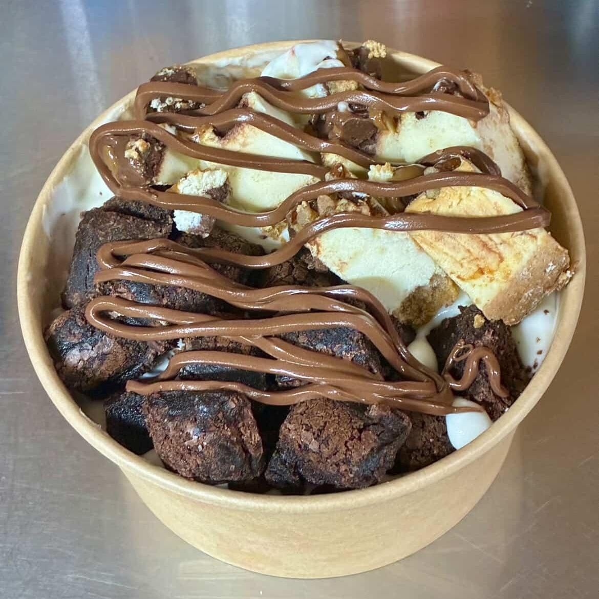 Lobo fresas con crema