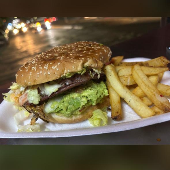 Ham de Guacamole con Papas
