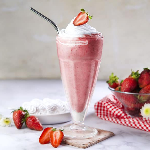 Malteada de Fresa