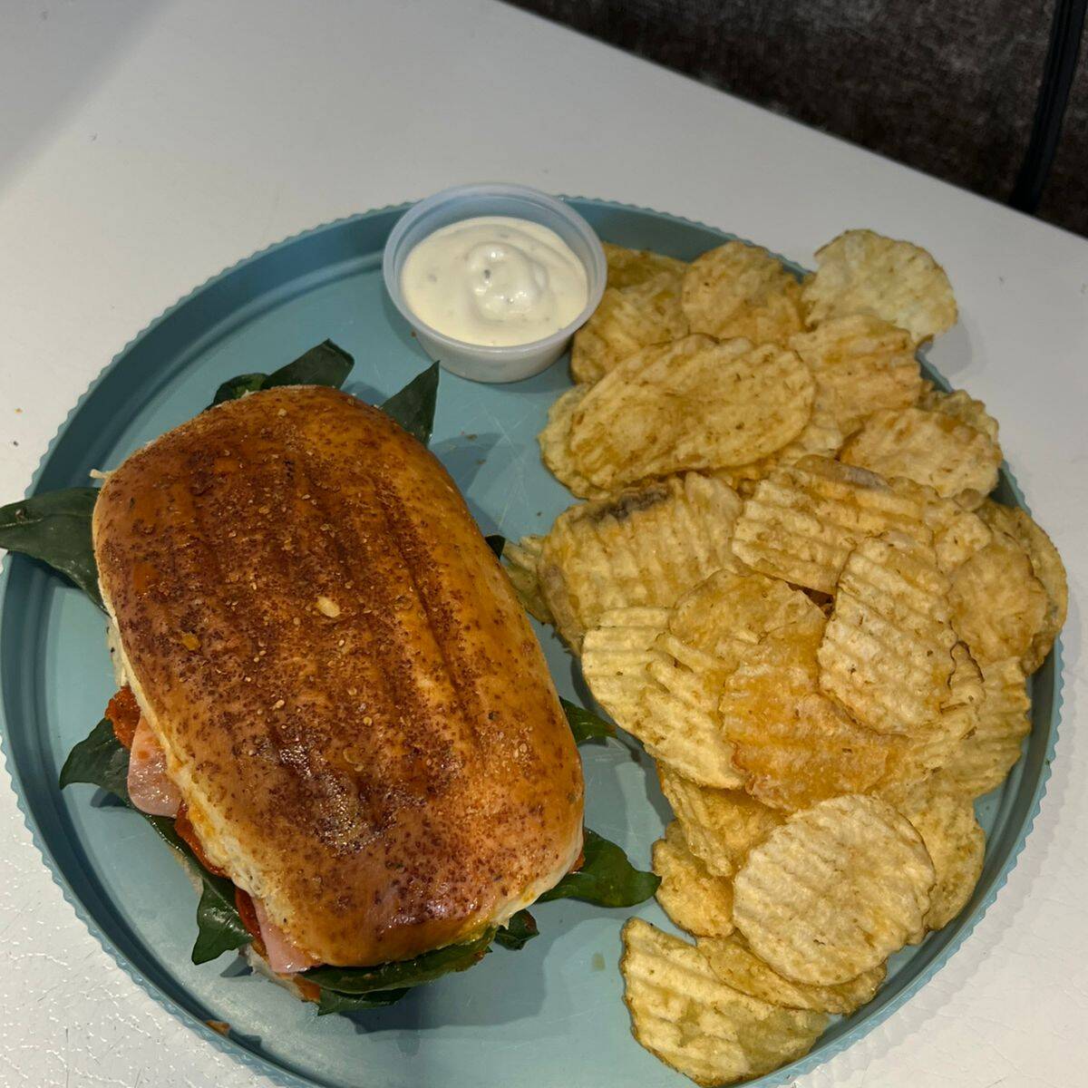 Panini de Jamón y Pavo