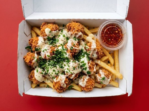 Papas con Boneless Limón Piquin