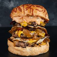 La de medio kilo! Burger triple