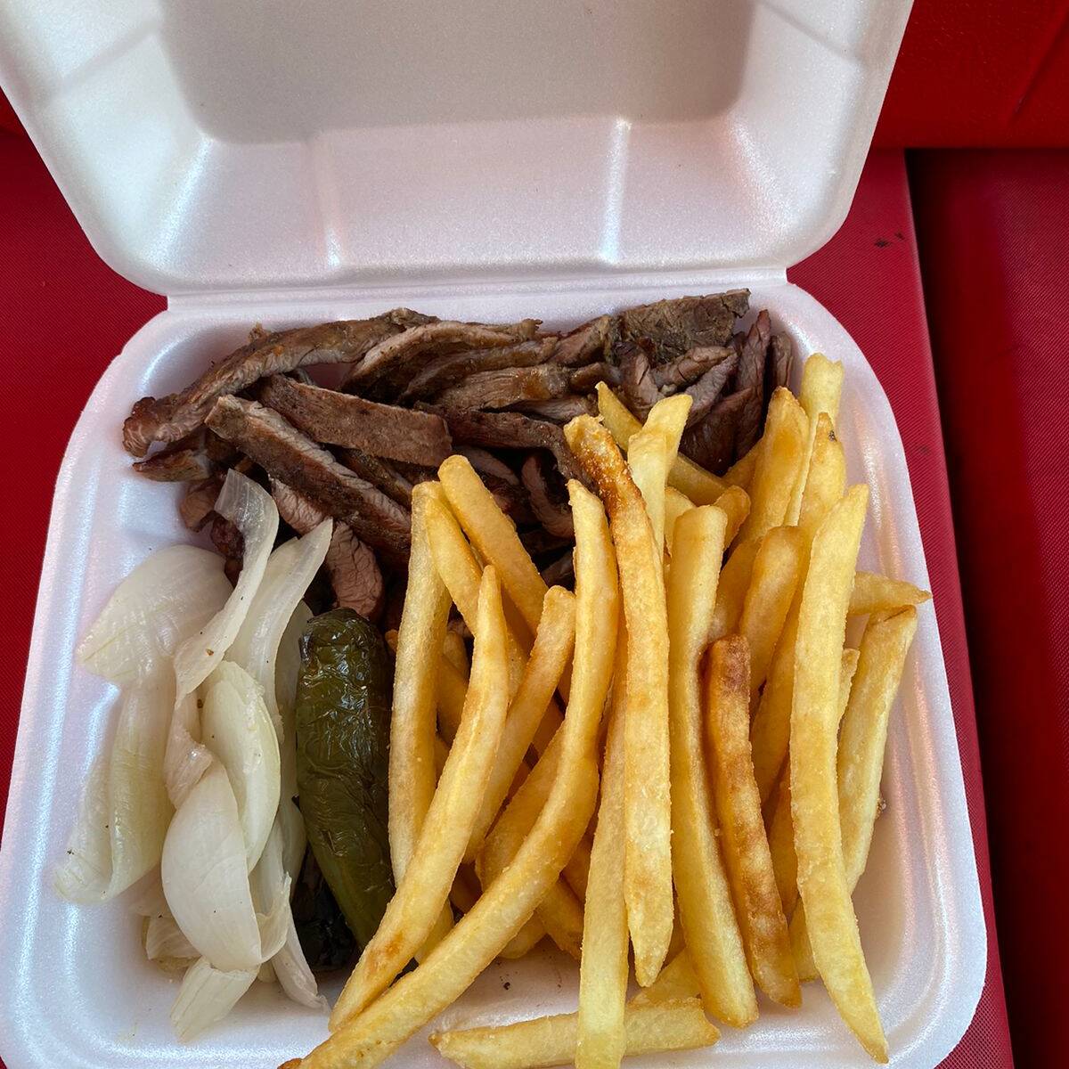 Orden de Carne Asada con Papas