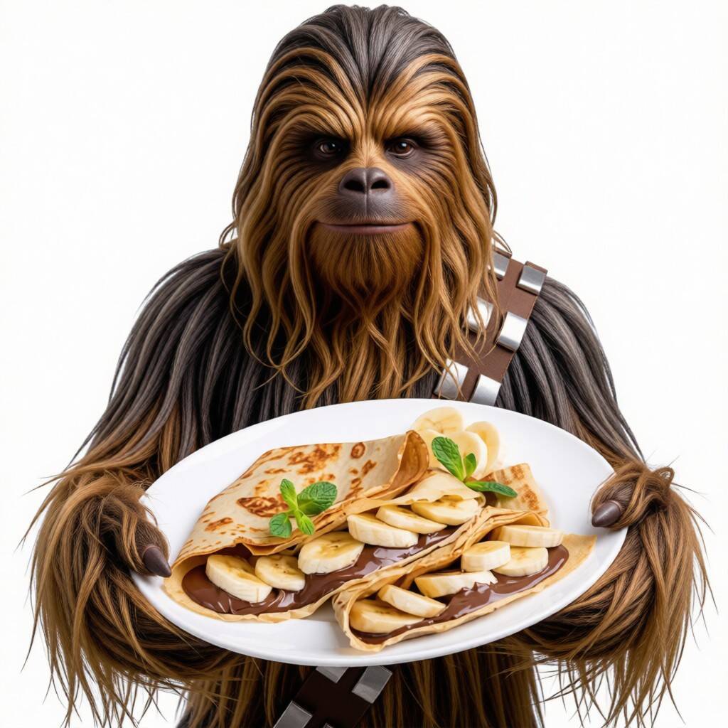 Crepa Cajeta-Plátano Chewbacca