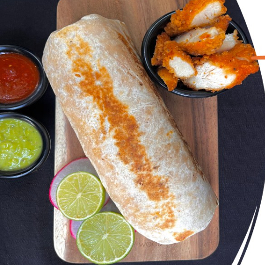 Burrito Pollo Empanizado