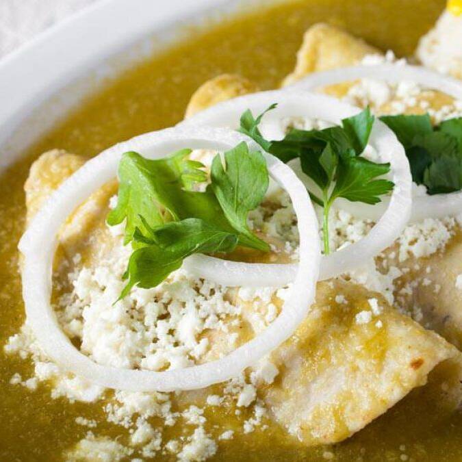 Enchiladas Verdes