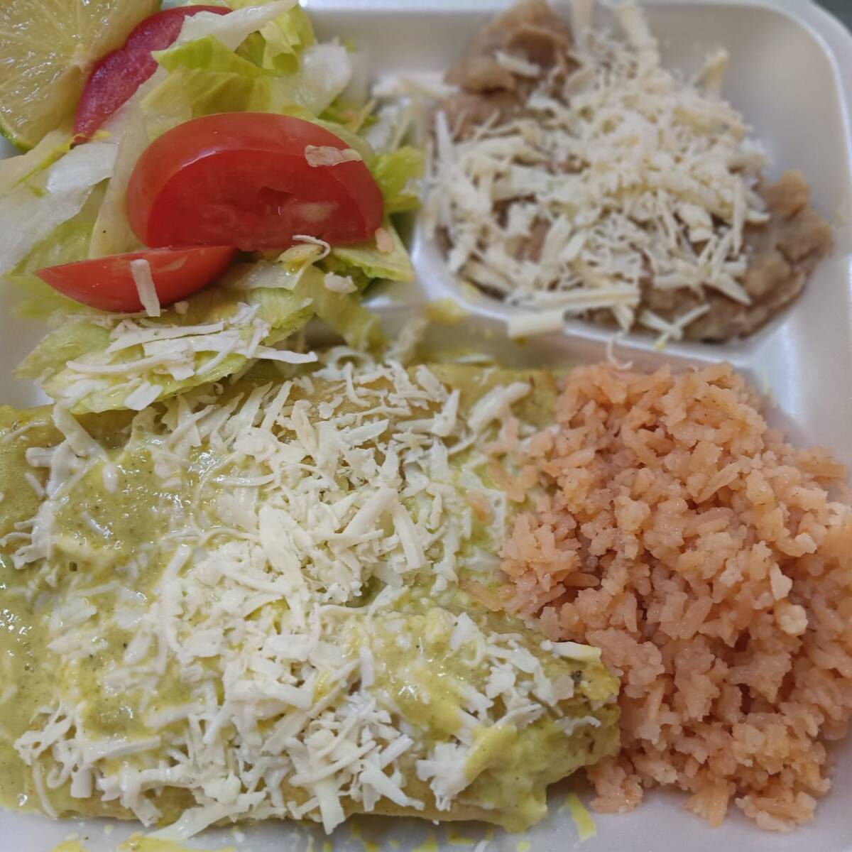 Enchiladas Suizas de Pollo