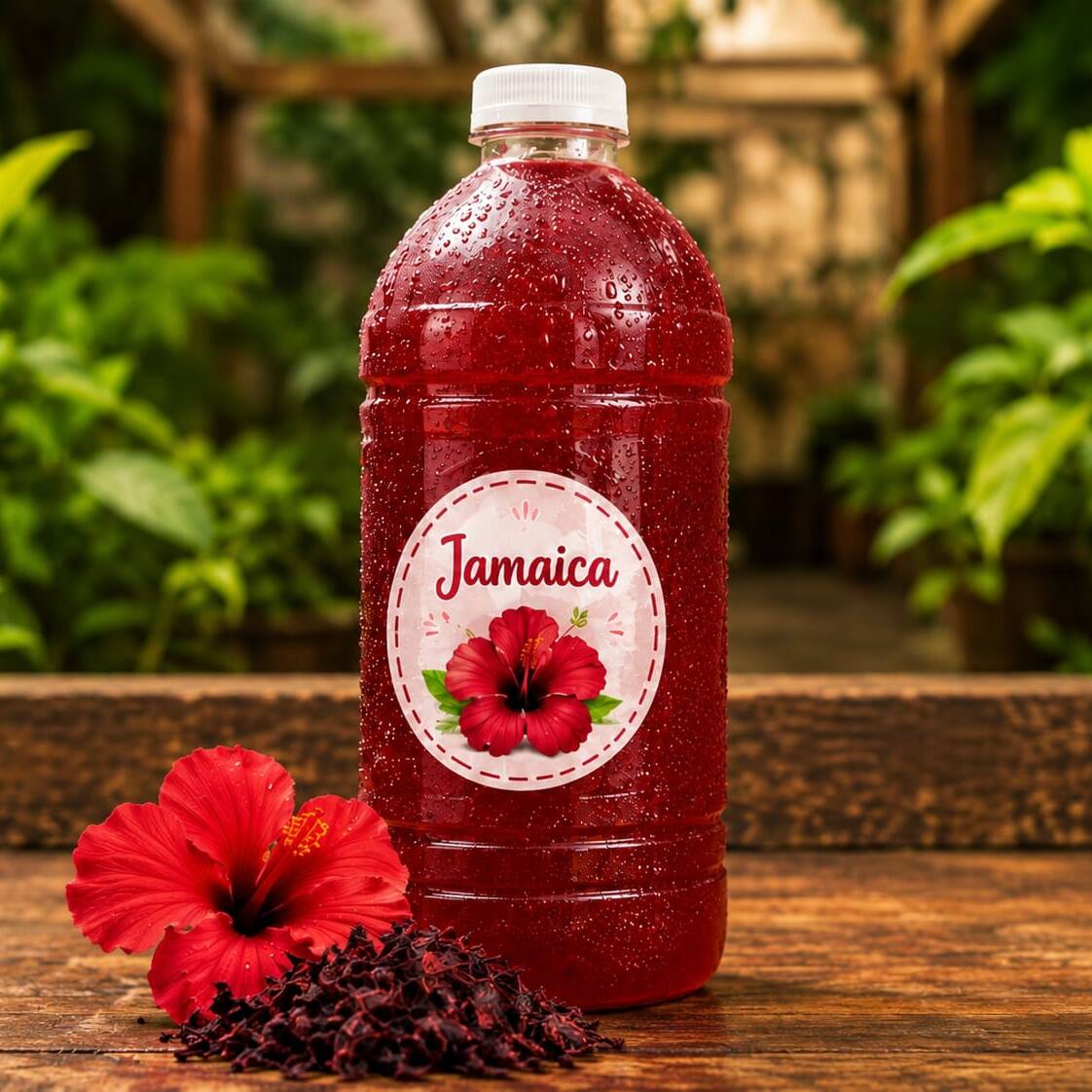 Agua De Jamaica 1L