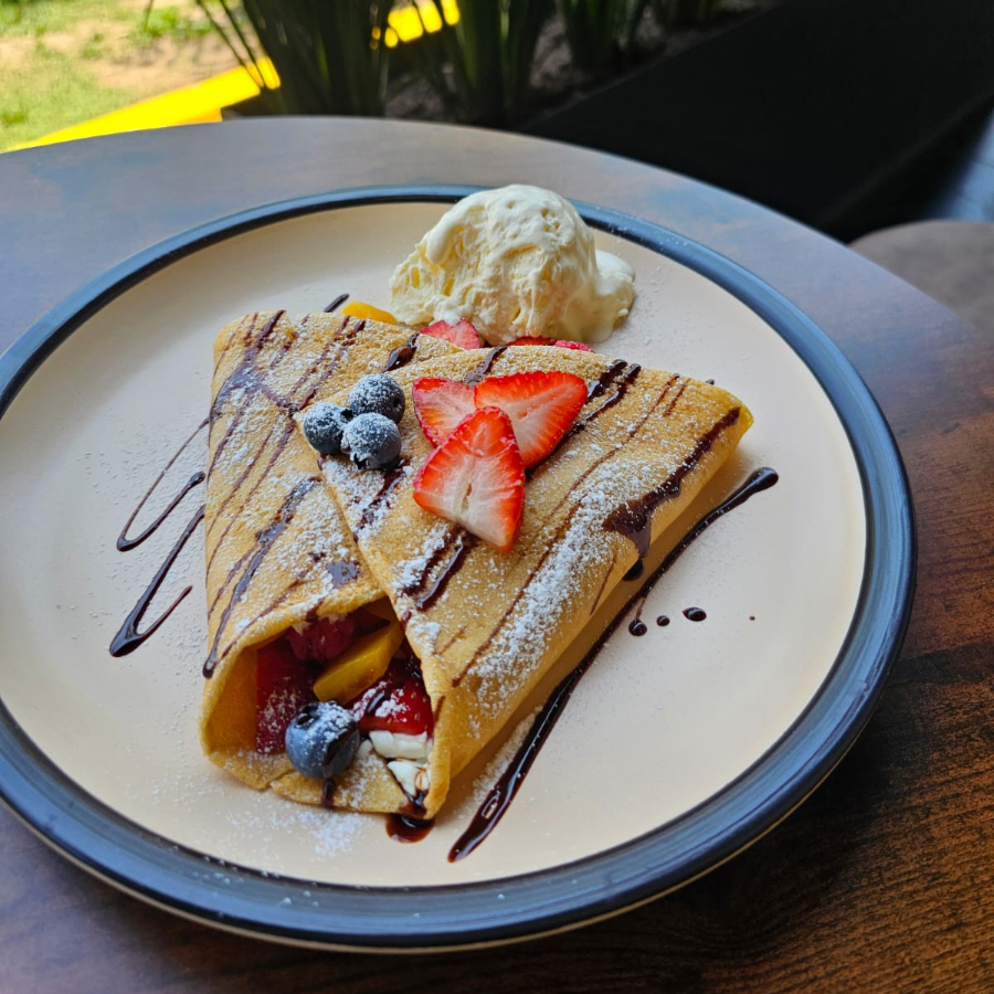 Crepa de manzana dulce