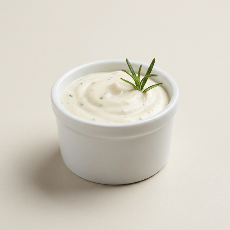 Delicioso molho ervas e alho para seu lanche fica ainda melhor