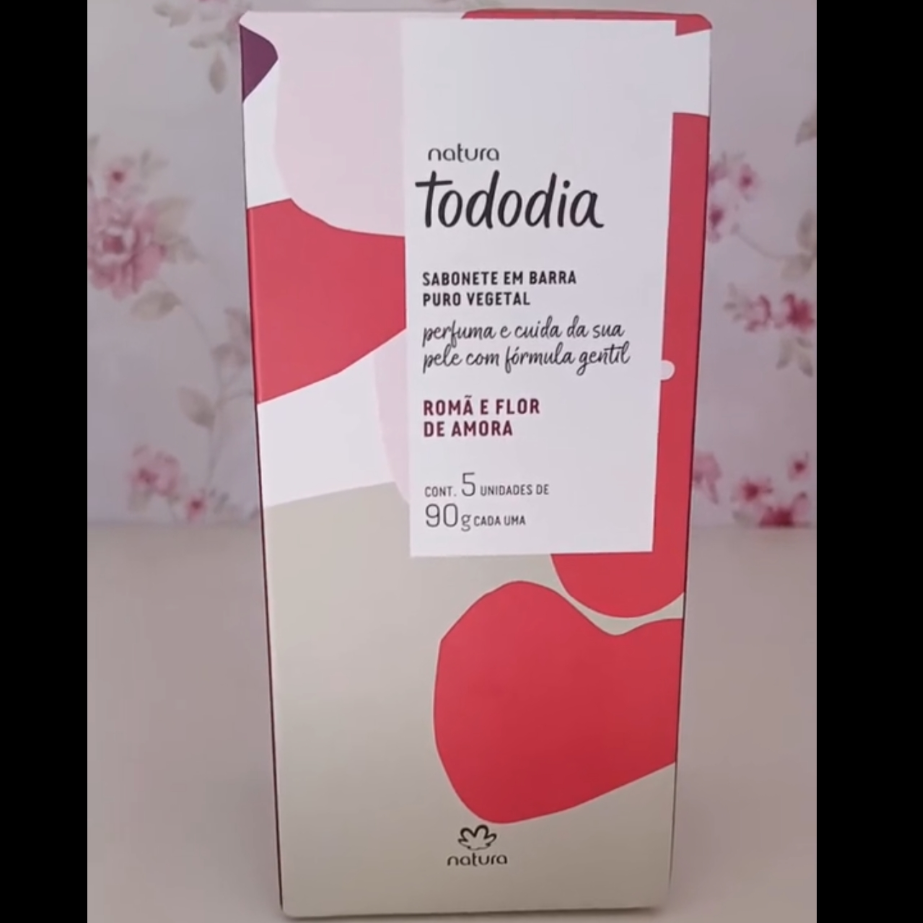 Sabonete em barra Tododia Romã Flor de Amora 5unx90g