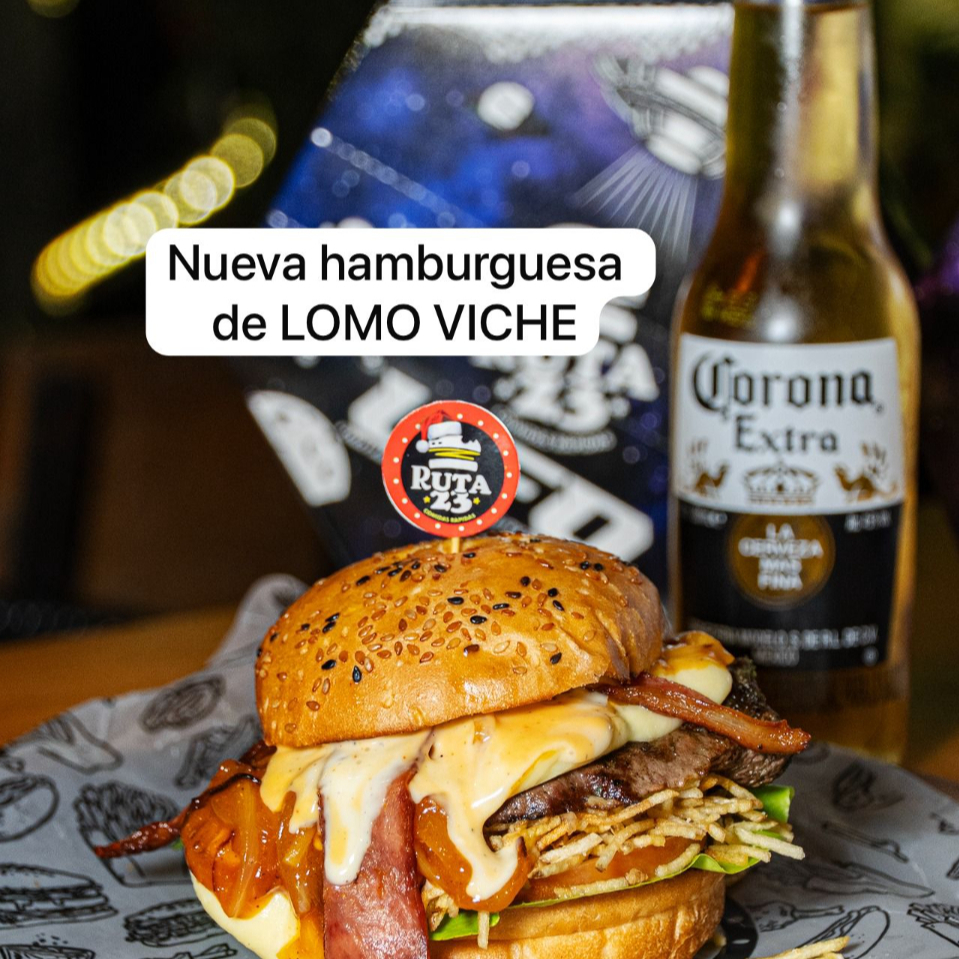 HAMBURGUESA DE LOMO VICHE
