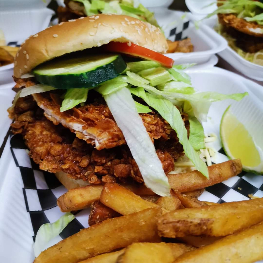 Hamburguesa Crispy C/Queso