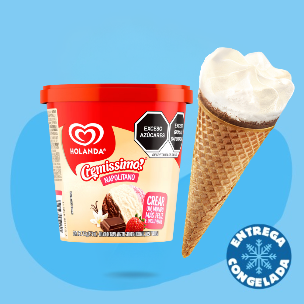 1 Micha Napolitano + 1 Cornetto Vainilla