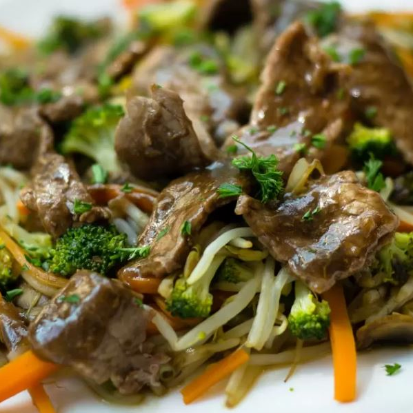 Chop Suey Seco con Carne de Res