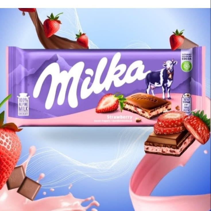 Chocolate Milka Fresa