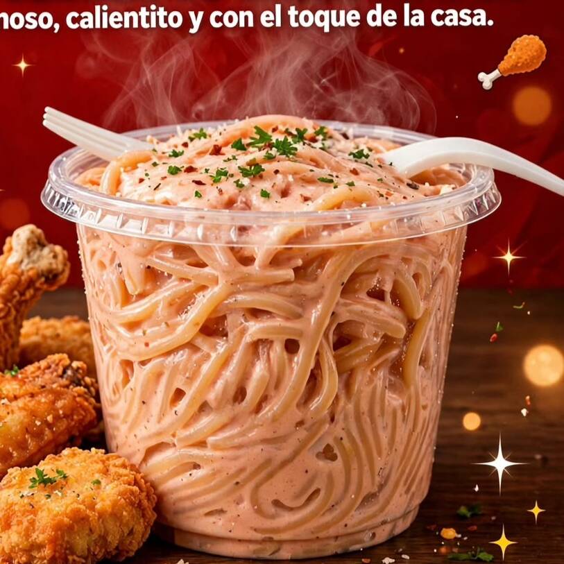 Spaguetti en Crema 1/2