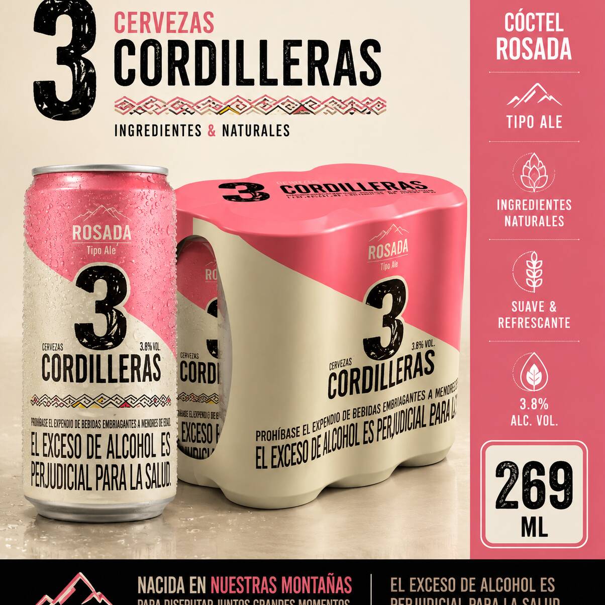 Tres Cordilleras X 269 ML SIXPACK