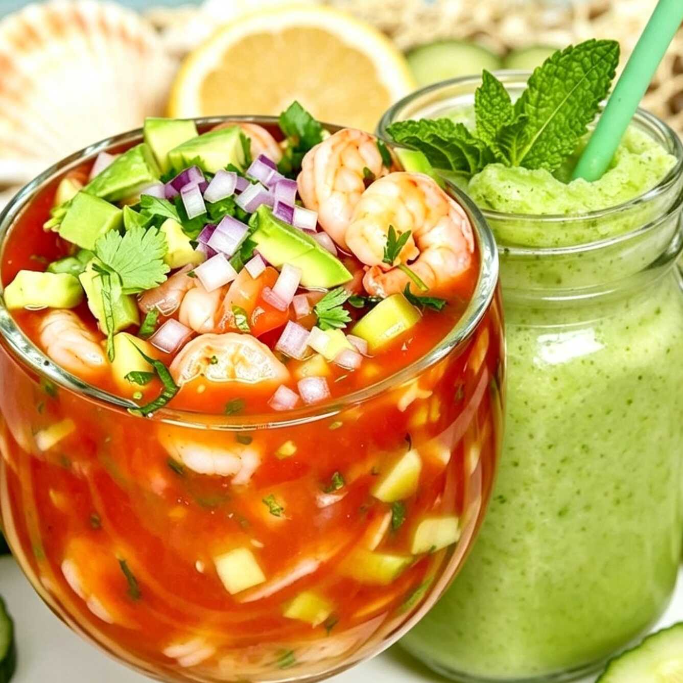 Combo del Rey Cóctel Camarón Grande Y Limonjito
